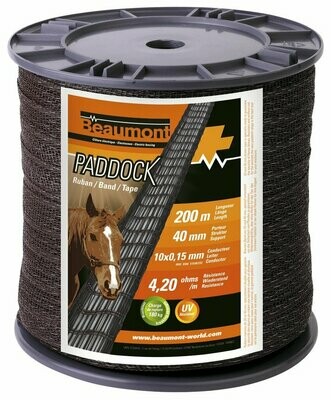 Ruban “Paddock” brun 40mm*200m
