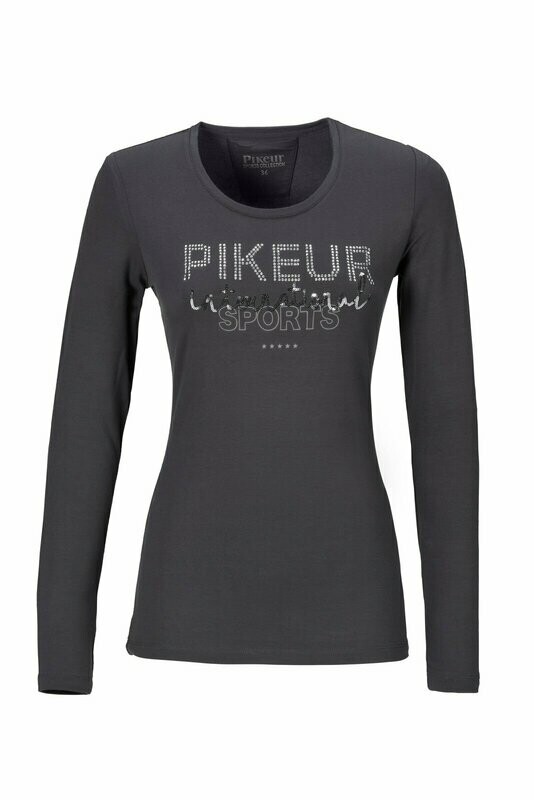 Tee shirt AYLA noir manches longues - PIKEUR