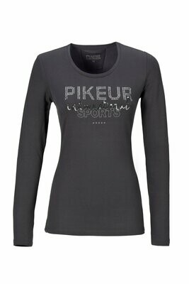 Tee shirt AYLA noir manches longues - PIKEUR
