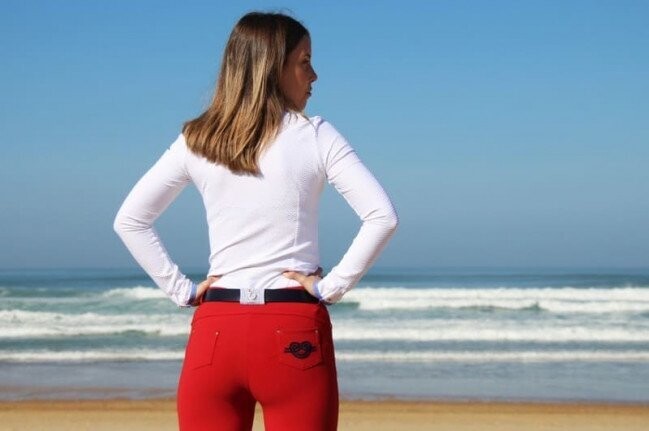 Pantalon SOCOA rouge 40 - LE SABOTIER