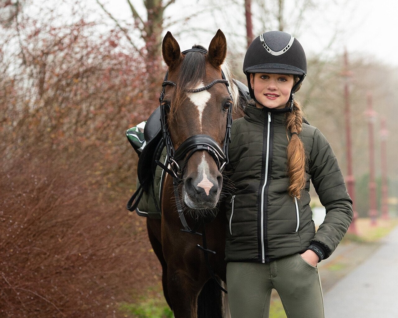 Veste Niene junior vert forêt - QHP
