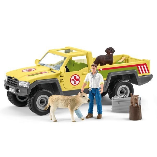 Visite vétérinaire "motorisée" -  SCHLEICH