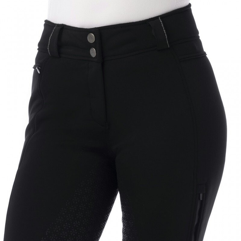 Pantalon Kitzbuhl softshell noir hiver - EQUITHEME