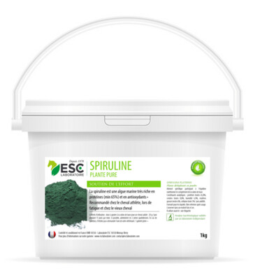 Spiruline - soutien de l'effort et de l'organisme - ESC Laboratoire