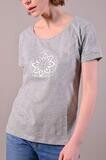 Tee shirt "Tanya" Gris chiné L - HARCOUR