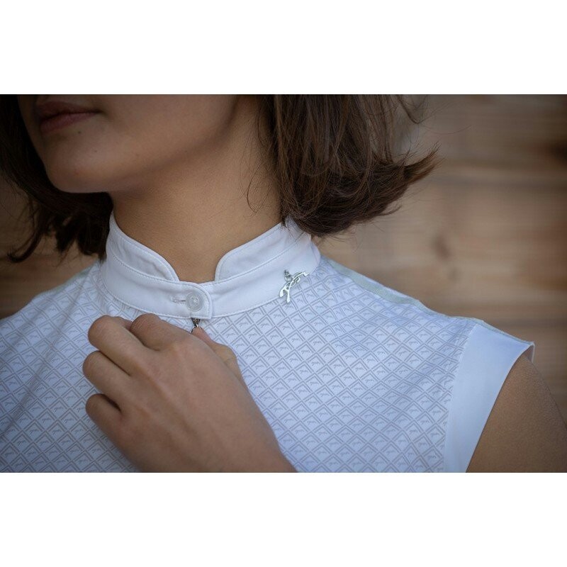 Polo de concours Séville blanc M - PENELOPE LEPREVOST