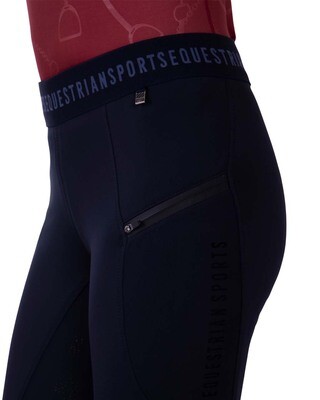 Legging Milou genoux grip Marine - QHP