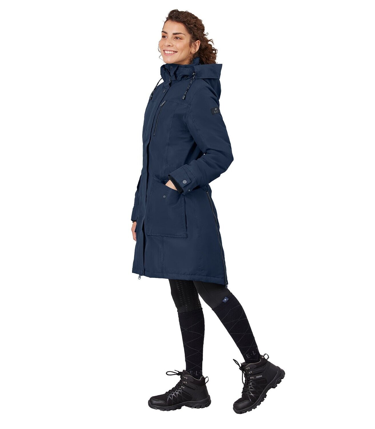 Parka imperméable long d'hiver  Kopenhagen marine - WALDHAUSEN