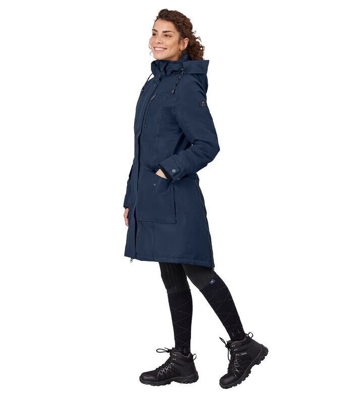 Parka imperméable long d'hiver  Kopenhagen marine - WALDHAUSEN