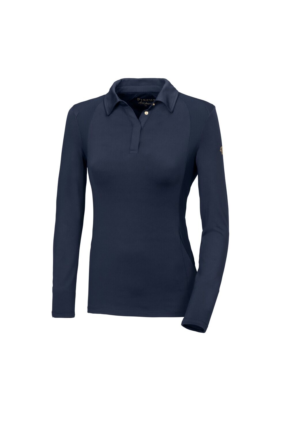 T Shirt polo Rachel  marine - PIKEUR
