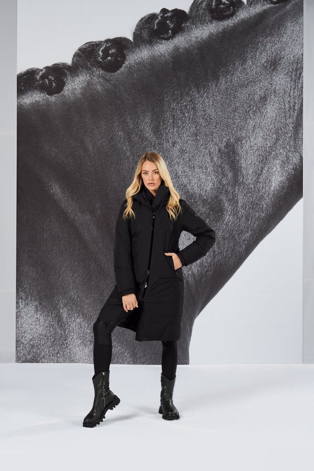 Coat Suna noir  38 - PIKEUR