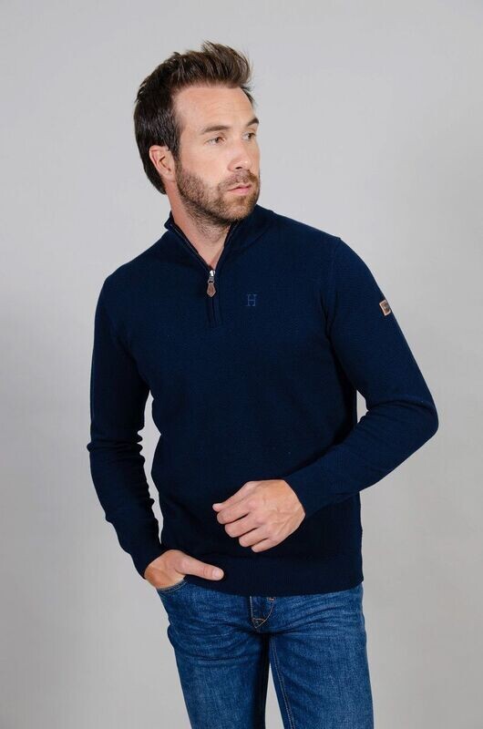 Pull "Swantos" Homme Marine - HARCOUR