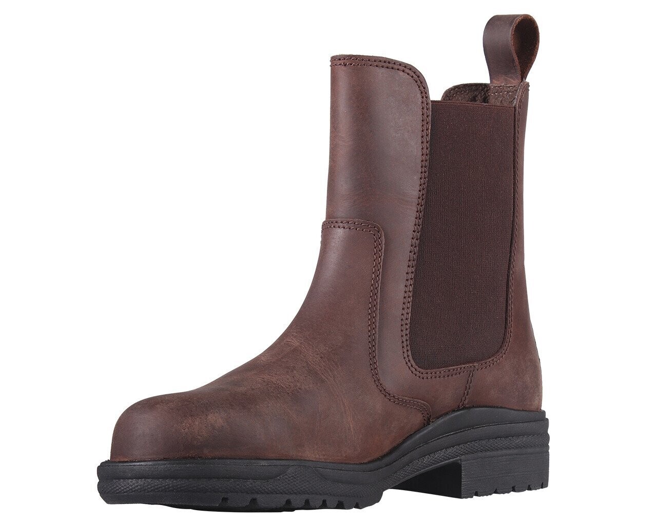 Boots d'écurie cuir Fresno marron - QHP