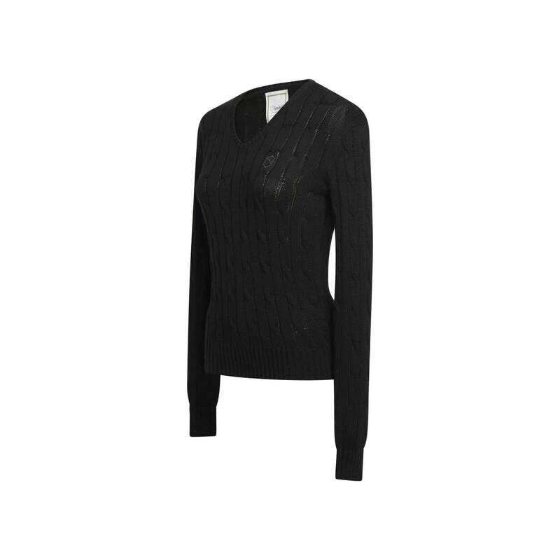Pull coton Lisa noir - SAMSHIELD