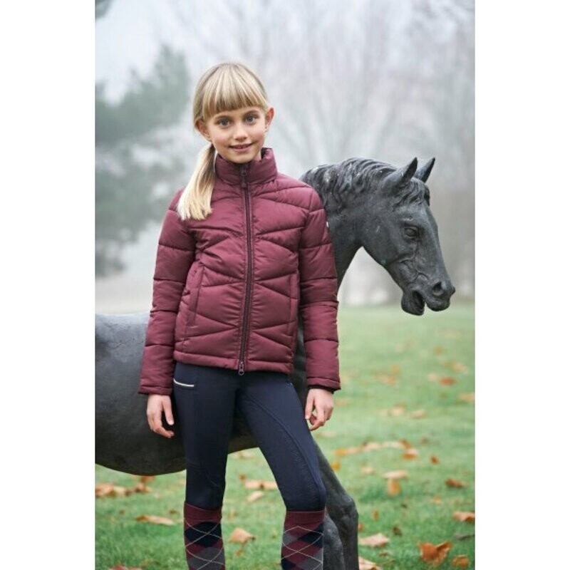Veste surpiquée Merlot