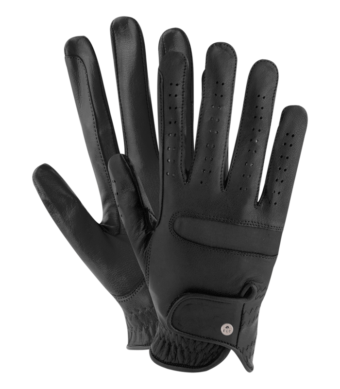 Gants Cuir "Deluxe" noir