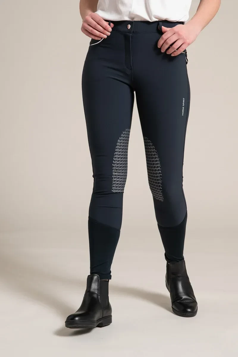 Pantalon Paris femme bleu/argent - HORSE SPIRIT