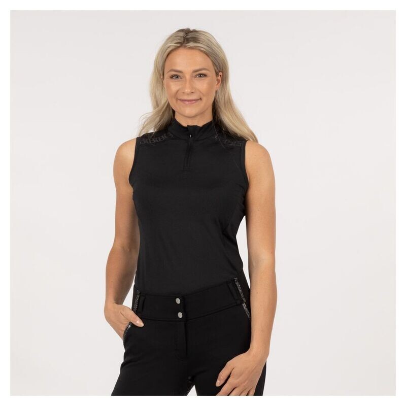 Tee shirt sans manche Tee shirt sans manche "Cocco" noir