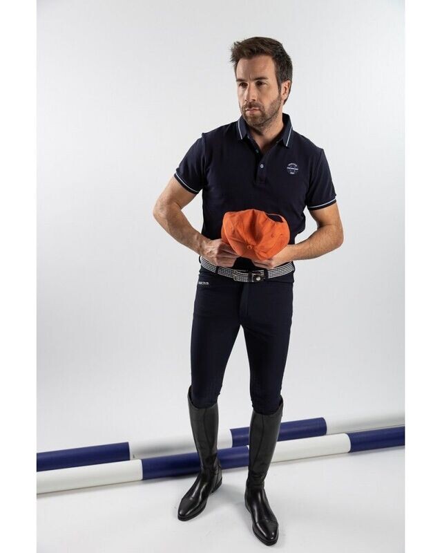 Polo "Pampelonne" Marine Homme