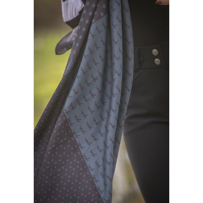 Foulard "Mya" - Pénélope LEPREVOST, Couleur: Noir/Canard