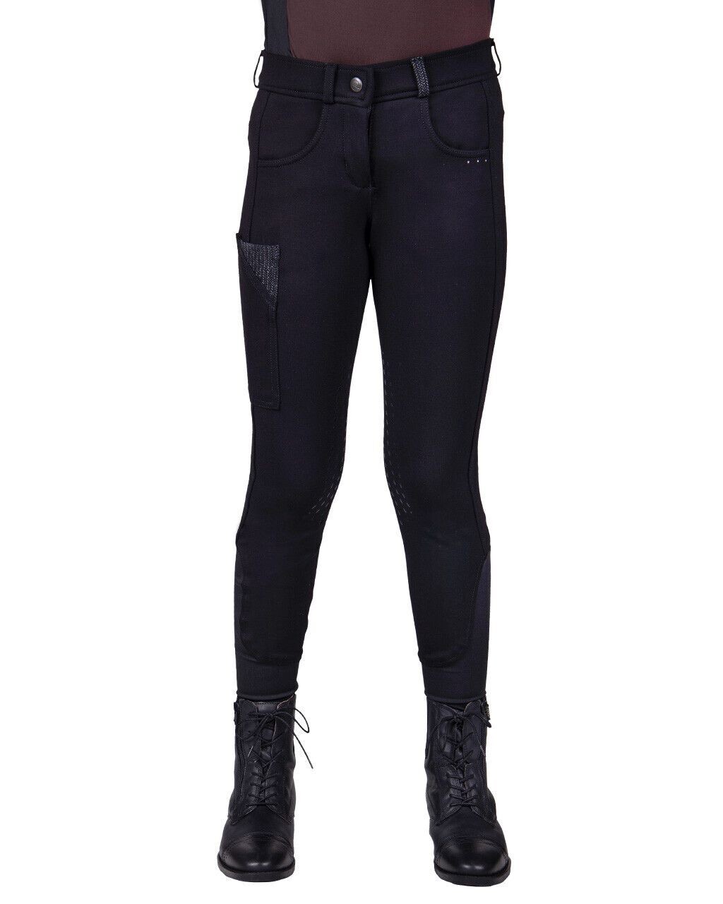 Pantalon Kae Junior genoux grip QHP, Taille: 10 ans