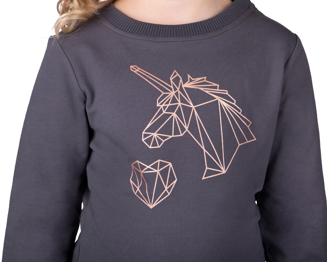 Sweat Didy gris Enfant -QHP, Taille: 3 ans