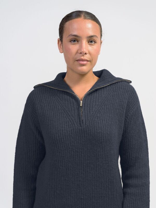 Pullover Cezanne Marine/Campagne L - SAMSHIELD