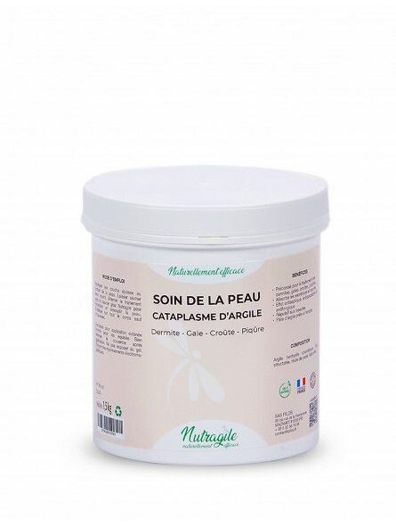 Pâte d'argile soins de la peau 750gr - NUTRAGILE