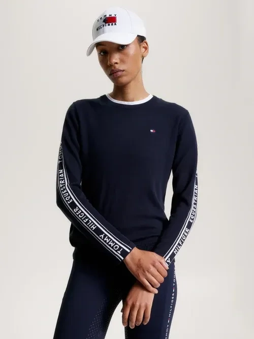 Sweat Jacquard Seattle marine - Tommy Hilfiger