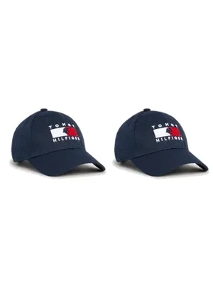 Casquette déperlante marine avec logo drapeau -TOMMY HILFIGER