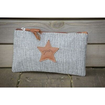 Trousse Nina grise - PENELOPE LEPREVOST