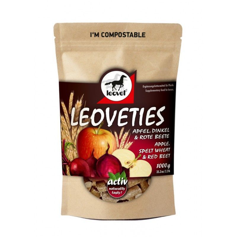 Friandises LEOVETIES 1kg, Gout: pomme/blé/betterave