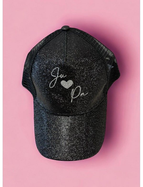 Casquette Glitter  - Ju et Pa, Couleur: Noir