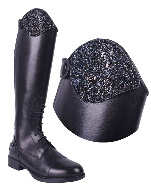 Top Glitz navy pour bottes Romy - QHP