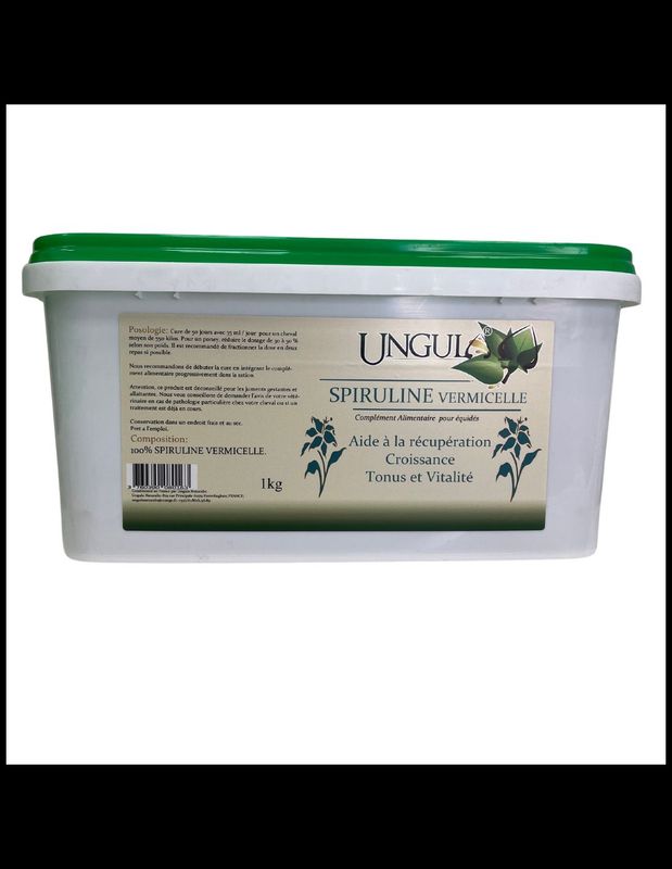 Spiruline vermicelles 1kg - UNGULA NATURALIS