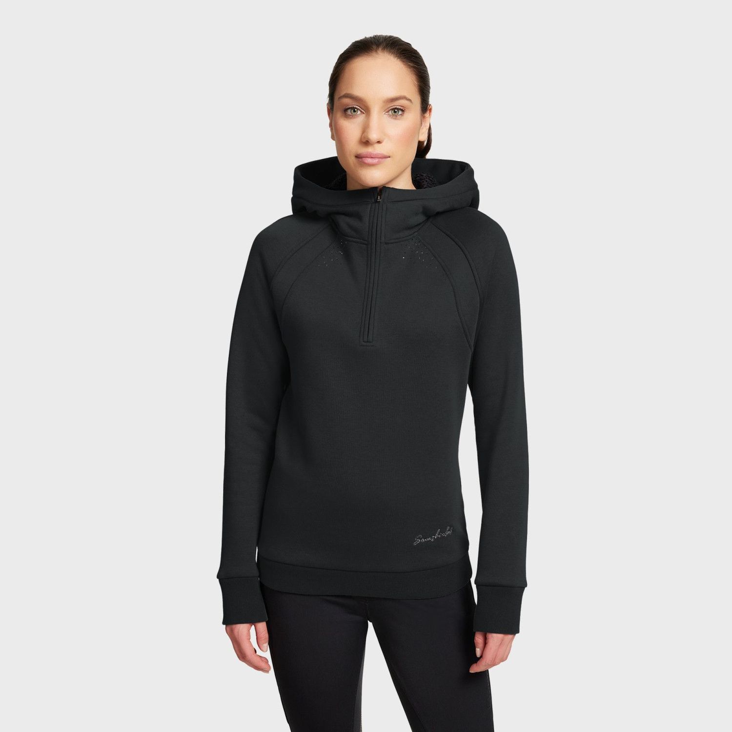 Sweat-shirt Betty Hoodie gris - SAMSHIELD