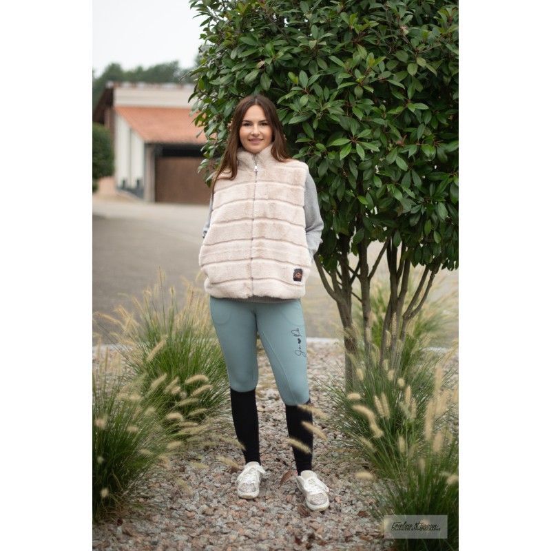 Sans manche Virginie - JU ET PA, Couleur: Beige