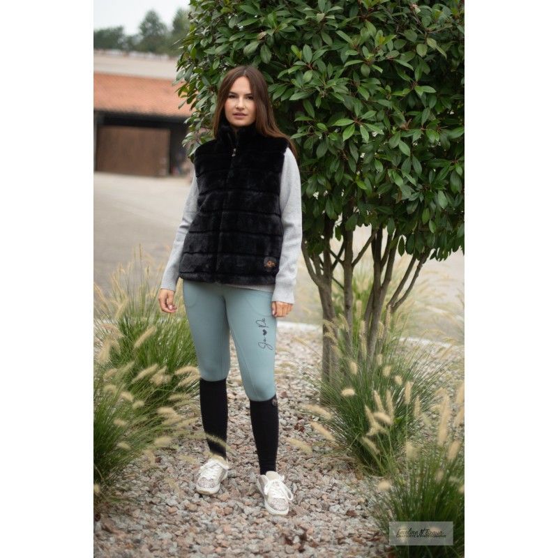 Sans manche Virginie vert canard  - JU ET PA