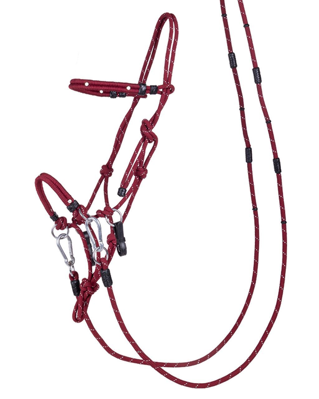 Licol éthologique multifonctionnel - QHP, Couleur: Bordeaux, Taille: Shet