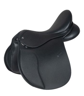 Selle mixte en cuir noir Comfort  16.5 - Waldhausen