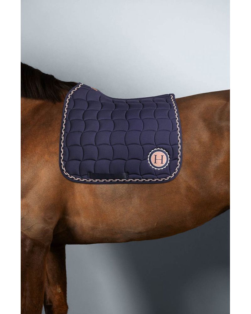 Tapis Schella Marine/Abricot Full - HARCOUR