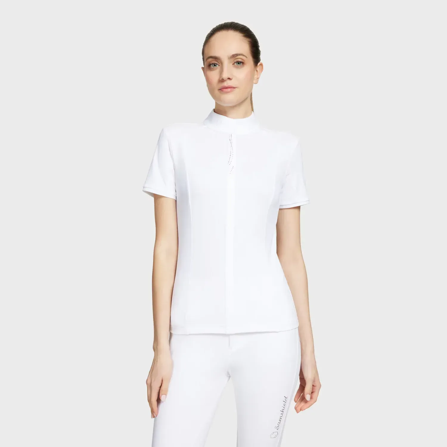 Polo Gretta blanc - SAMSHIELD