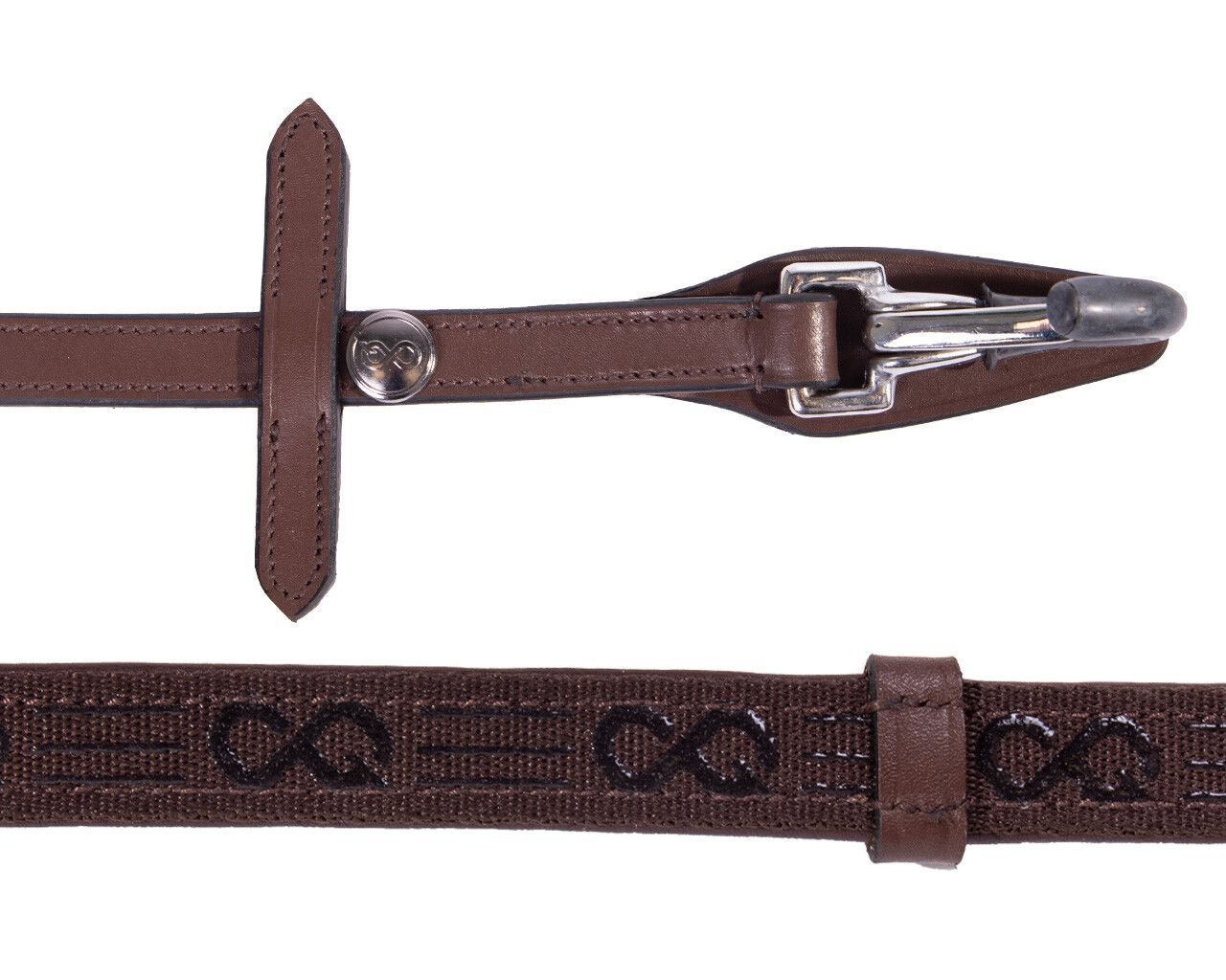 Rênes FayRein avec clip + stops(12.5cm) - PRESTEQ