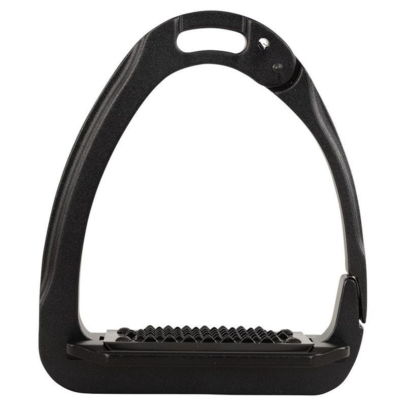 Étriers Arena AluPlus 2.0 noir 12 cm -  Acavallo