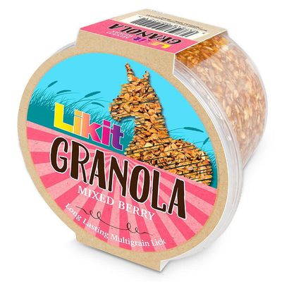 Pierre à lécher Granola baies mélangées 500gr - Likit Pierre à lécher Granola baies mélangées 500gr - Likit