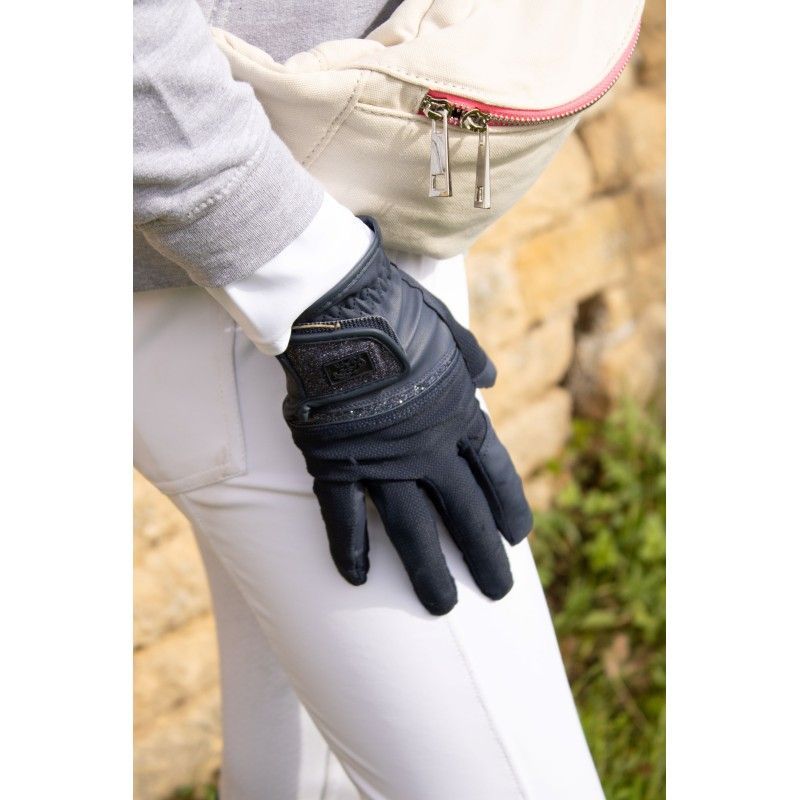 Gants noirs junior et adulte - Ju et Pa