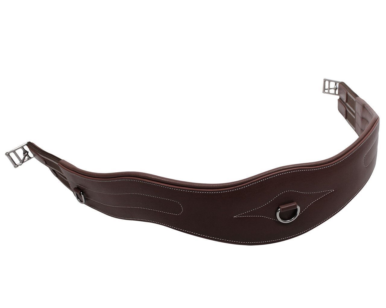 Sangle luxe en cuir surpiqûres décoratives - QHP