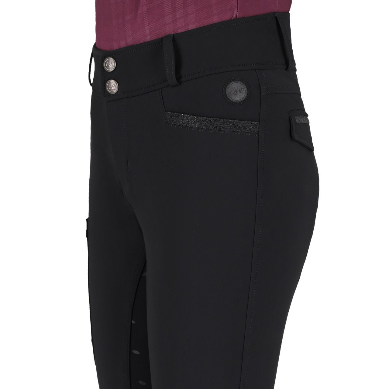 Pantalon d'équitation Zahra Jr full grip - QHP