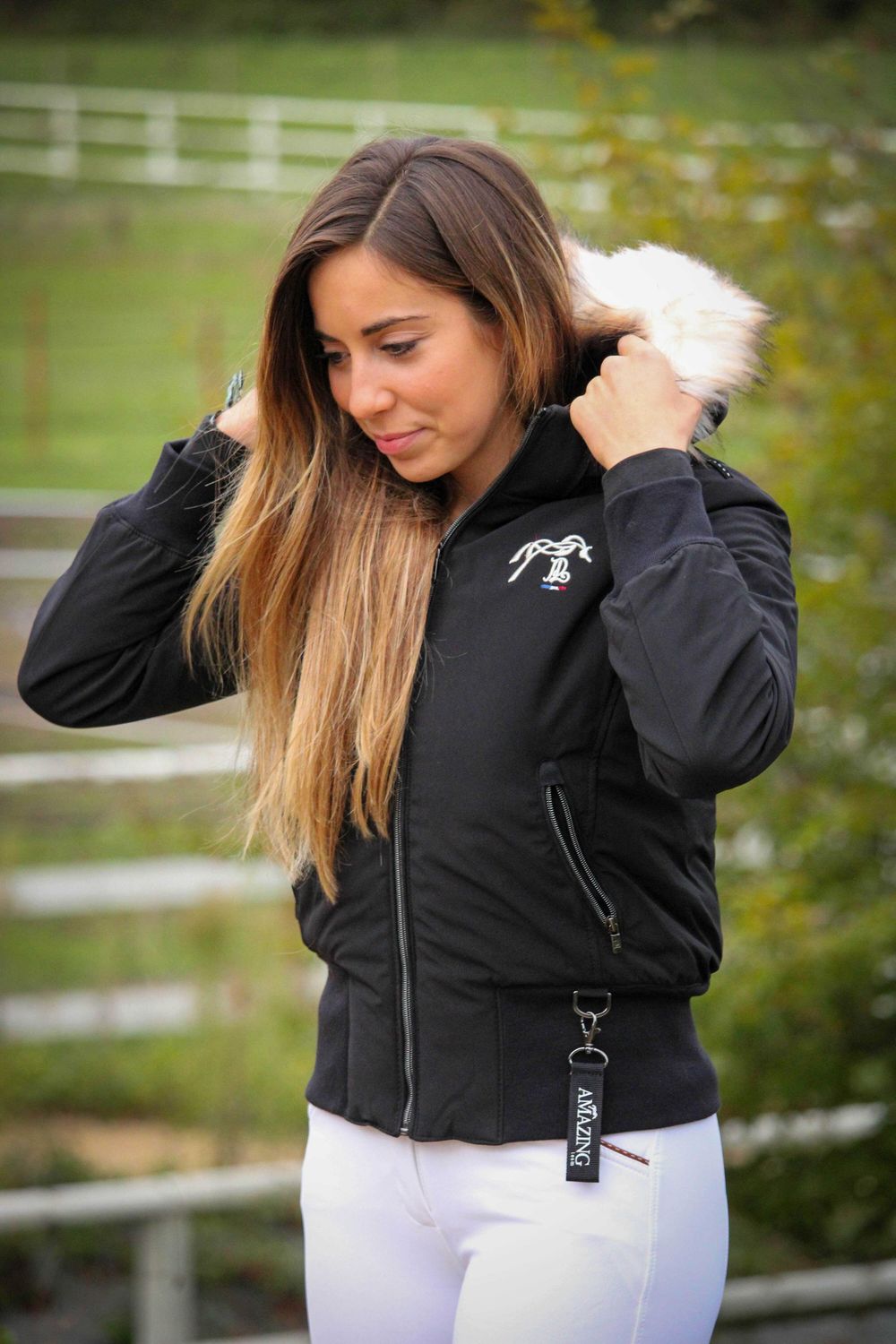 Blouson Step Cap noir - PENELOPE