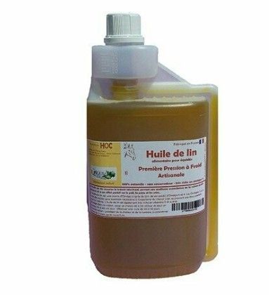 Huile de lin 1L - Ungula naturalis